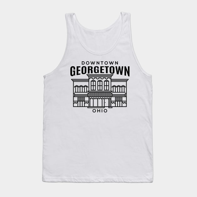 Downtown Georgetown OH Tank Top by HalpinDesign